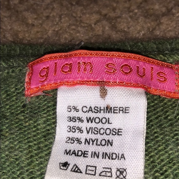 Vintage super soft green long sleeve sparkly top - Picture 8 of 8